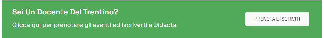 Banner iscrizione docenti trentini