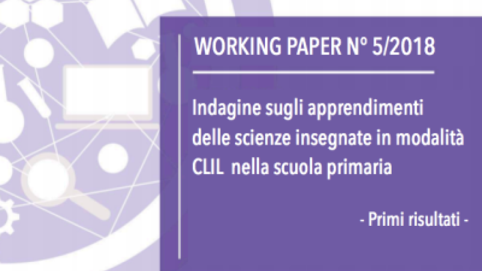 Indagine sugli apprendimenti delle scienze insegnate in modalità CLIL nella scuola primaria