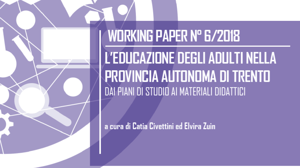 L'educazione degli adulti nella Provincia Autonoma di Trento. Dai piani di studio ai materiali didattici