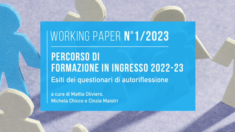 Percorso di formazione in ingresso 2022-23