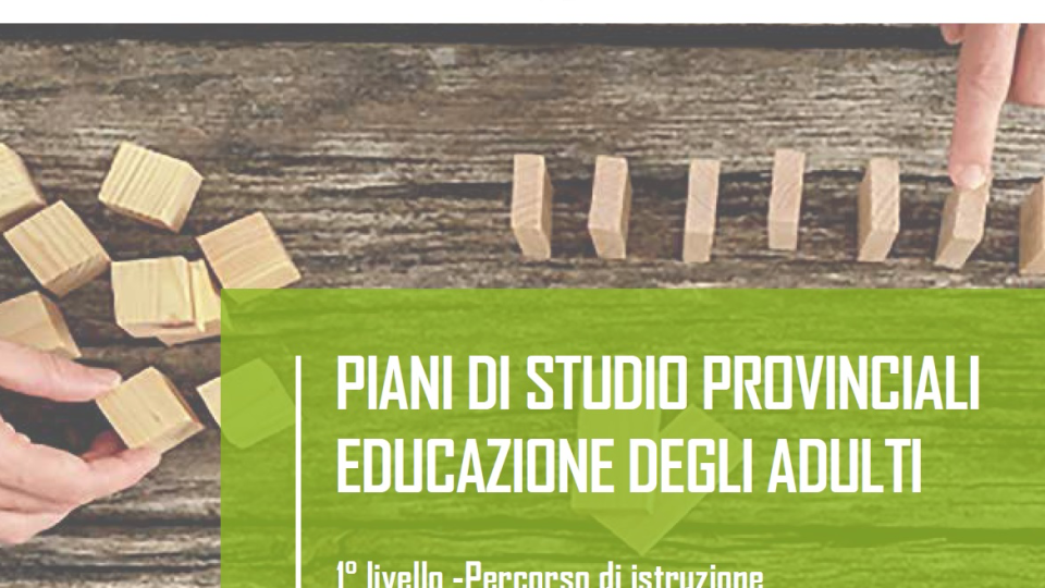 Piani di studio provinciali educazione agli adulti - Volumi scientifici