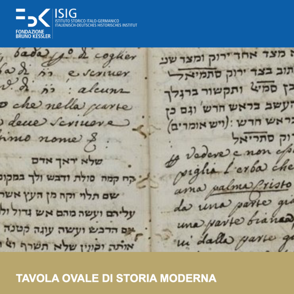 “Amuleti e libri magici per una ricostruzione dei rapporti tra ebrei e cristiani nell’Italia della prima età moderna