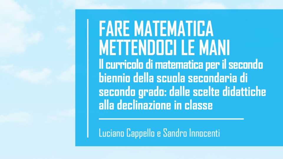 Copertina del volume Fare matematica mettendoci le mani