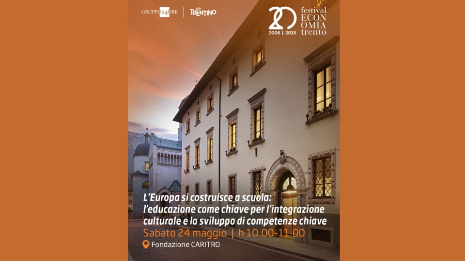 Evento 24 maggio Festival dell'Economia di Trento
