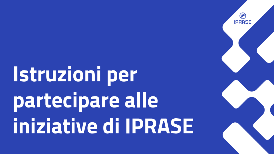 Istruzione per partecipare alle iniziative di IPRASE